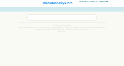 Desktop Screenshot of blackdonnellys.info