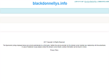 Tablet Screenshot of blackdonnellys.info